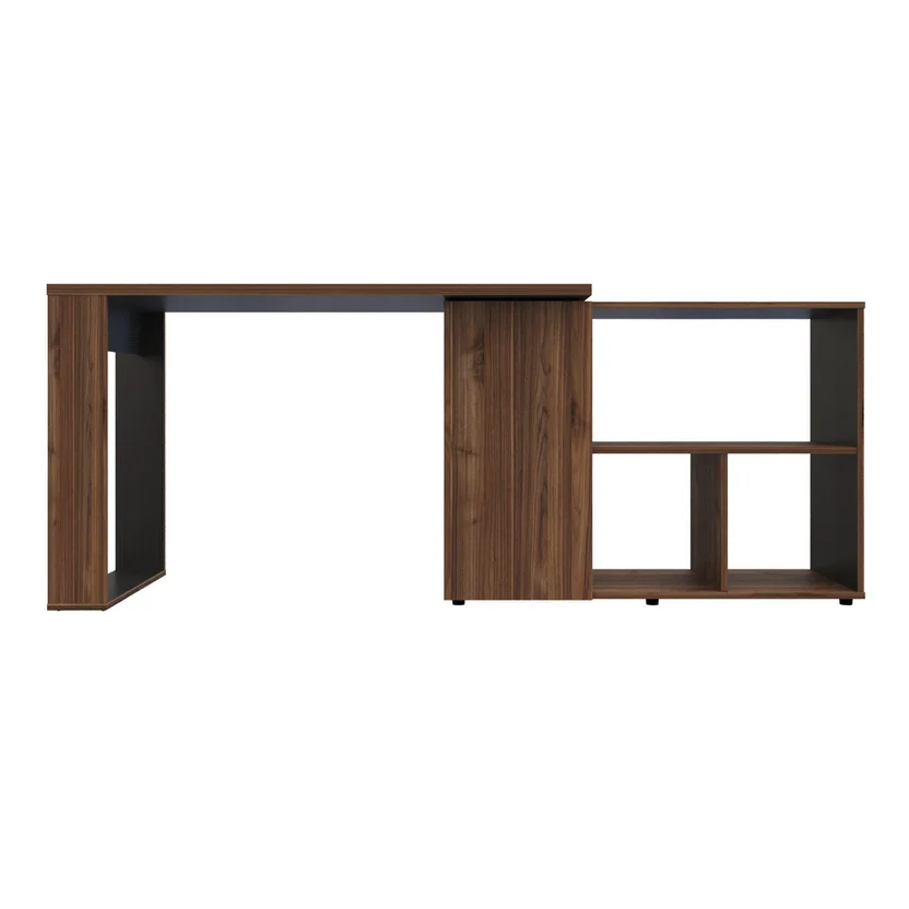 Escritorio en L Quadratta 72.5x126.4x109.5 cm Gales-negro - Image 5